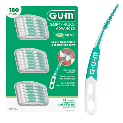 미국직구 구강케어 GUM Soft-Picks Advanced Mint, 180-count