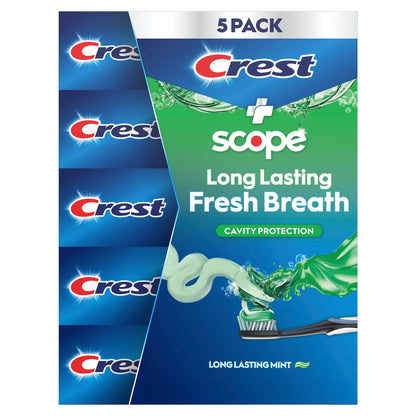 미국직구 크레스트 치약 Crest + Scope Cavity Protection Toothpaste, 8.2 oz, 5-pack