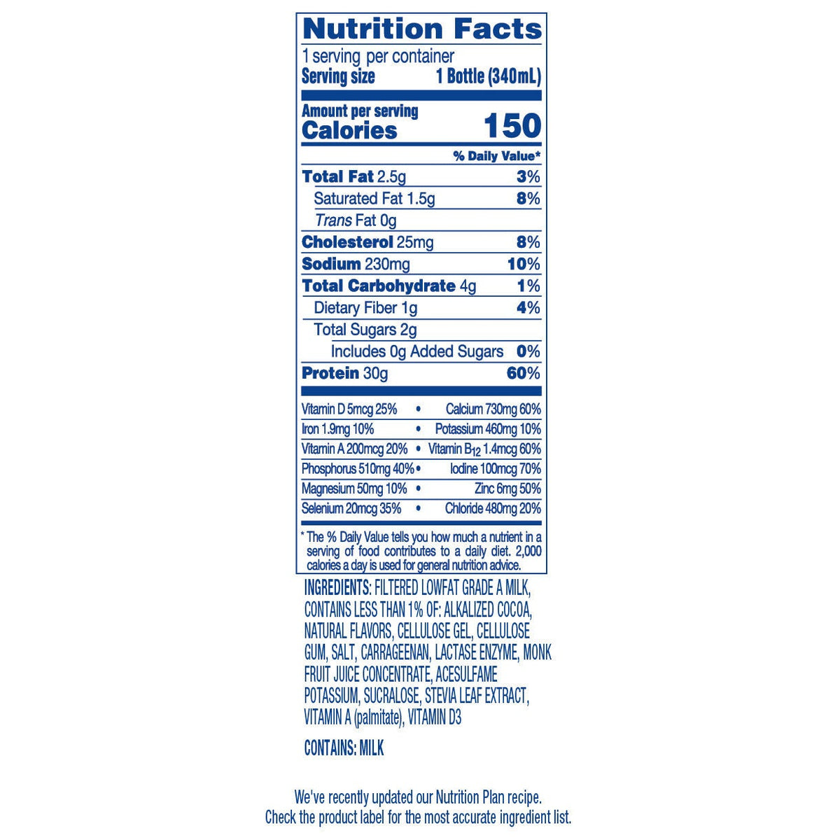 미국직구 페어라이프 단백질 쉐이크 음료 초콜릿 Fairlife Nutrition Plan, 30g Protein Shake, Chocolate, 11.5 fl oz, 18-pack