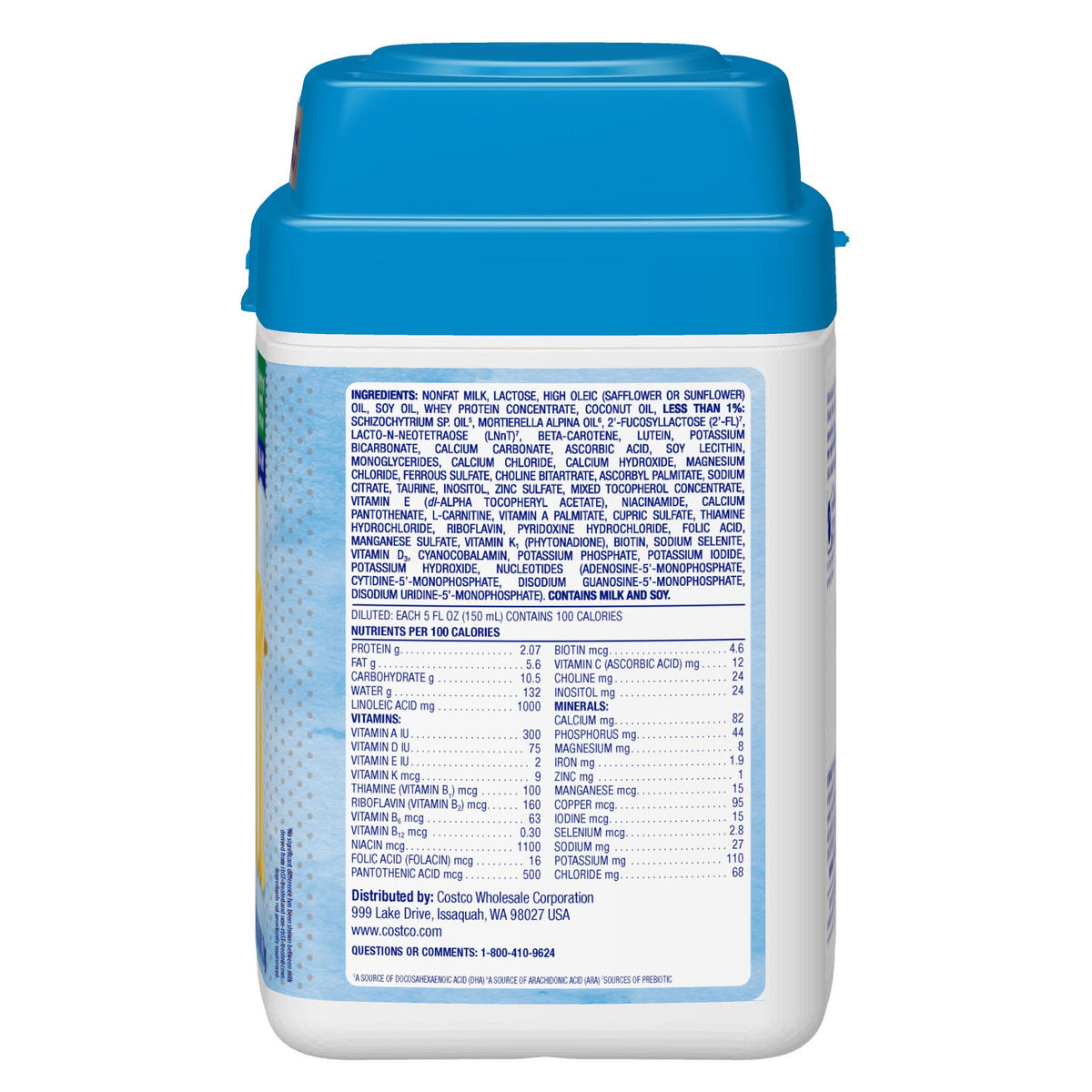 미국직구 Kirkland Signature ProCare 1.2kg 2팩 / Kirkland Signature ProCare with Dual HMO's, Non 2