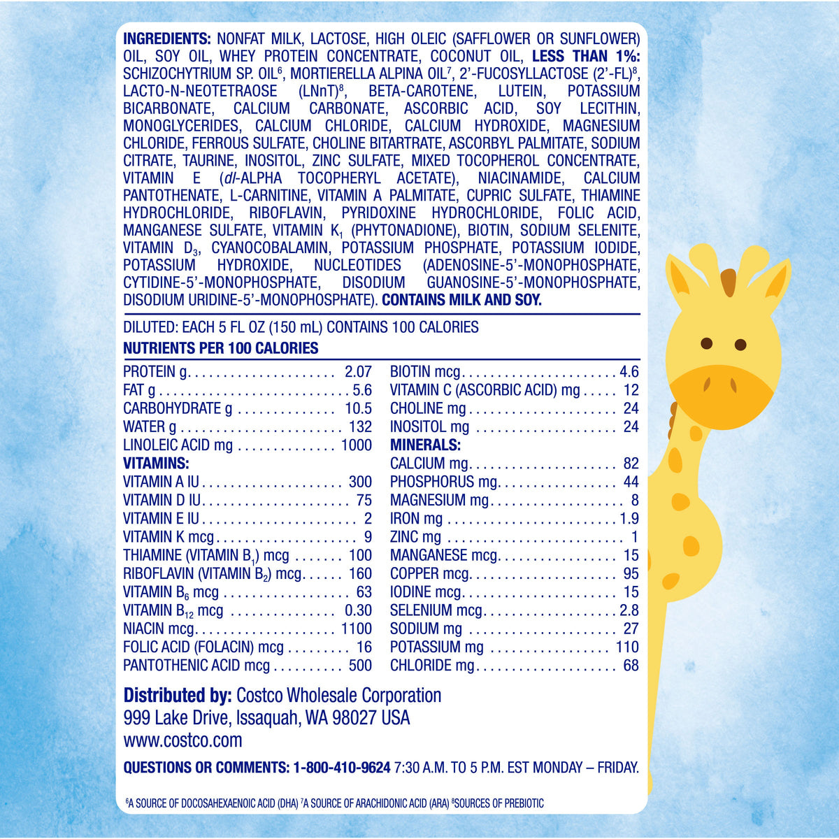 미국직구 Kirkland Signature ProCare 1.2kg 2팩 / Kirkland Signature ProCare with Dual HMO's, Non 5