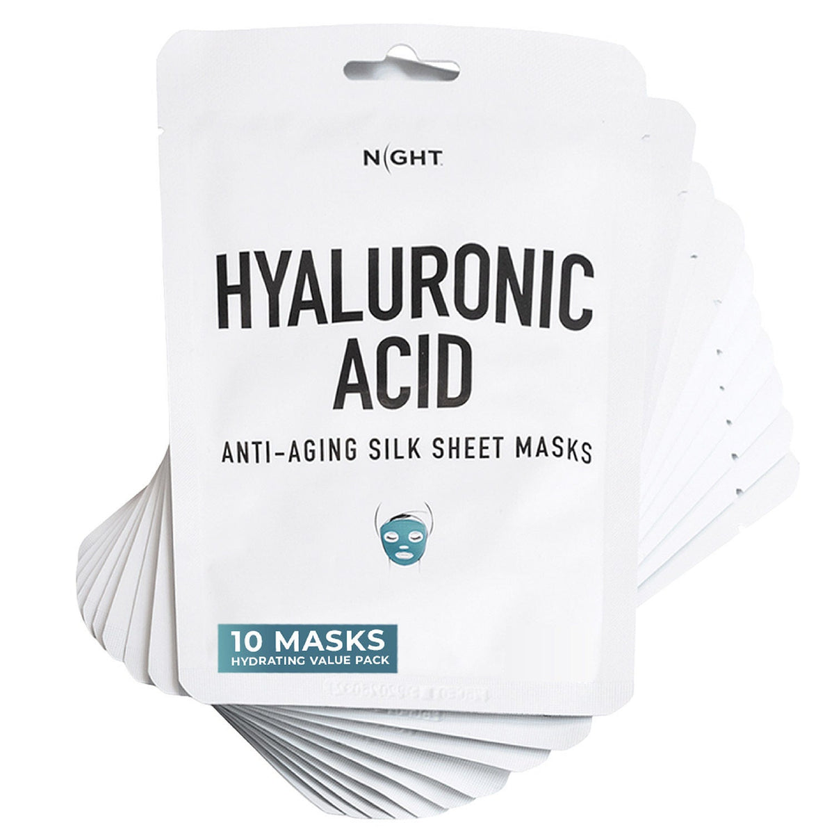 미국직구 Discover NIGHT Hydrating 10팩 / Discover NIGHT Hydrating Silk Hyaluronic Acid Sheet Ma 4