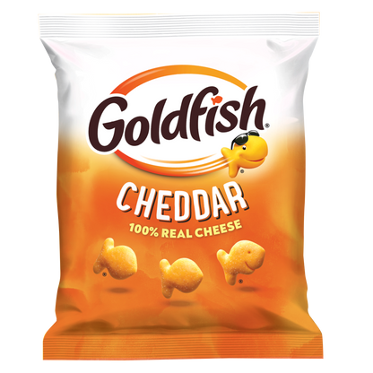 미국직구 골드피쉬 Baked Snack Crackers, Cheddar, 1 oz, 45 ct