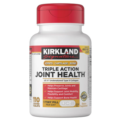 미국직구 커클랜드 관절 영양제 Kirkland Signature Triple Action Joint Health, 110 Coated Tablets