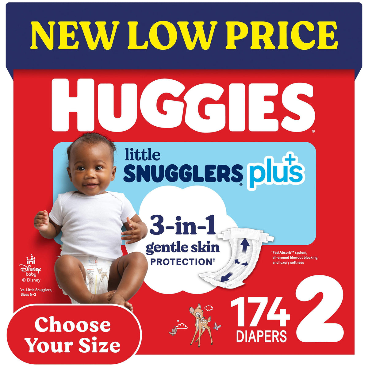 미국직구 하기스 리틀스너글러 플러스 기저귀 / Huggies Little Snugglers Plus Baby Diapers