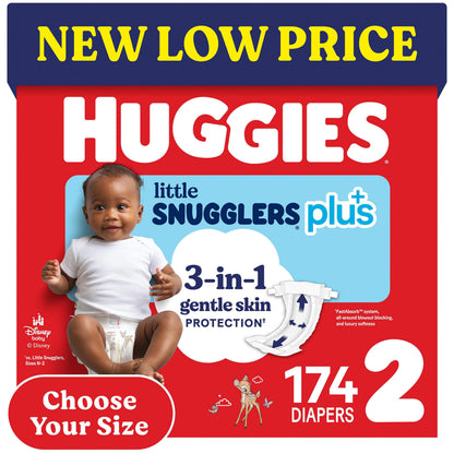 미국직구 하기스 리틀스너글러 플러스 기저귀 / Huggies Little Snugglers Plus Baby Diapers