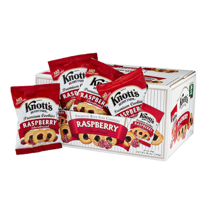 미국직구 Knott's Berry Farm Premium Shortbread Cookies, Raspberry, 2 oz, 36 ct