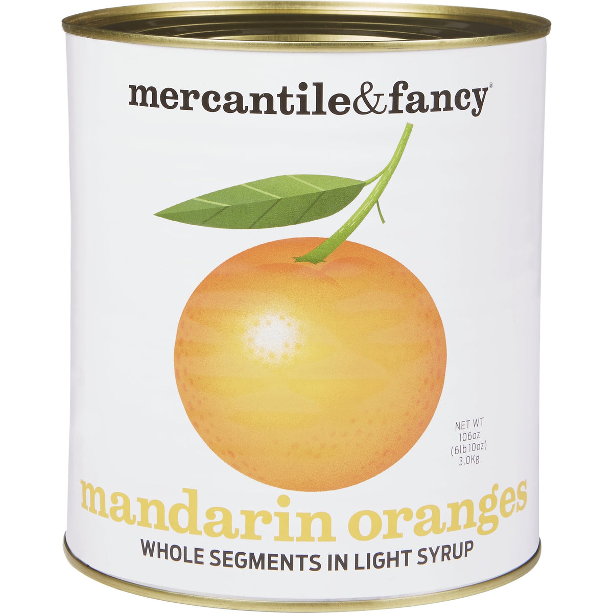 미국직구 Mercantile & Fancy Mandarin Oranges, #10 can, 6 lbs 10 oz