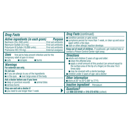 미국직구 이오스 외용 파스·겔 Neosporin + Max Strength Pain Relief Dual Action Topical Antibiotic Ointment, 2 Ounces