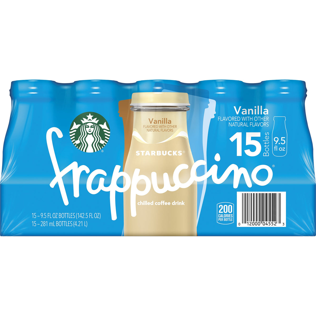 미국직구 닐라 Starbucks Frappuccino Chilled Coffee Drink, Va, 9.5 fl oz, 15 ct