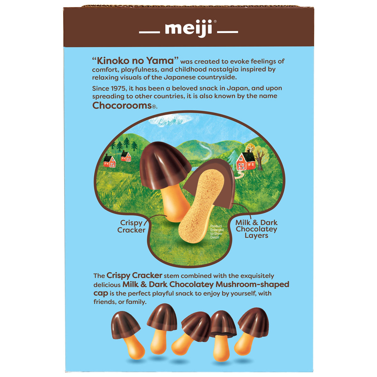 미국직구 Meiji Chocorooms, 0.75 oz, 24 ct