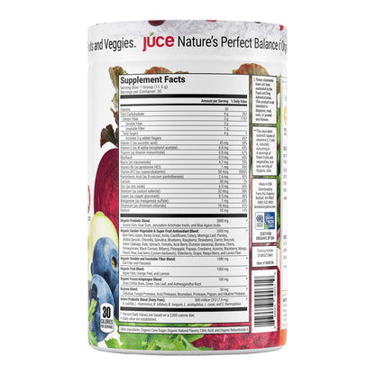 미국직구 영양제 Terra Kai USDA Organic Juce Super Fruit & Veggie Powder, 12.2 Ounces