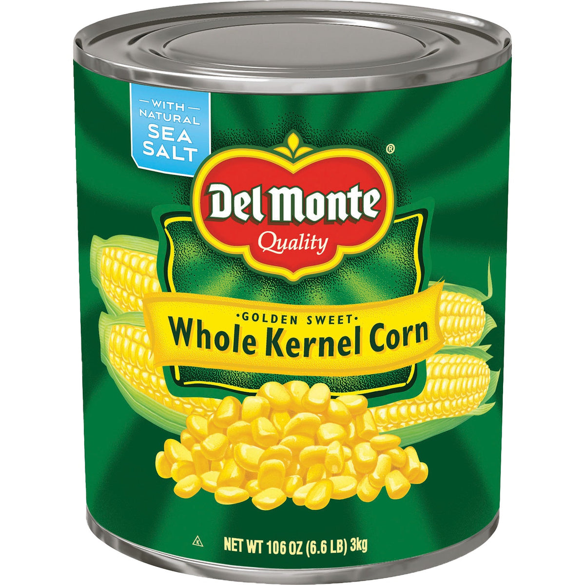 미국직구 Del Monte Golden Sweet Whole Kernel Corn, #10 can, 6 lbs 10 oz