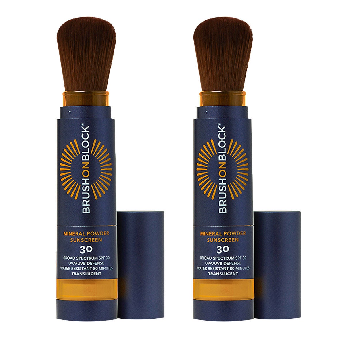 미국직구 Brush On Block 선크림 SPF30 4ml / Brush On Block SPF 30 Mineral Powder Sunscreen, 4ml Duo 1