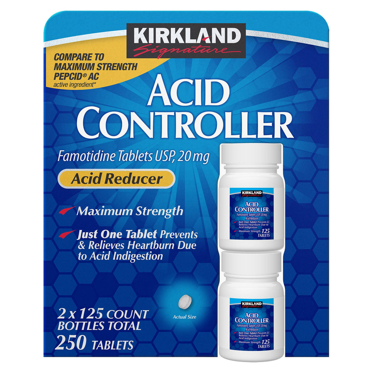 미국직구 커클랜드 제산제 Kirkland Signature Acid Controller 20 mg., 250 Tablets