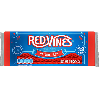 미국직구 Red Vines Twists, Original Red Licorice Candy, 5 oz, 12 ct