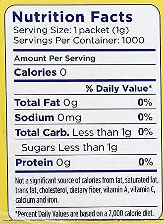 미국직구 스플렌다 무설탕 감미료 1000개입 / Splenda No Calorie Sweetener, 1000 Count