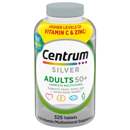 미국직구 센트룸 종합비타민 Centrum Silver Adults 50+ Multivitamin, 325 Tablets