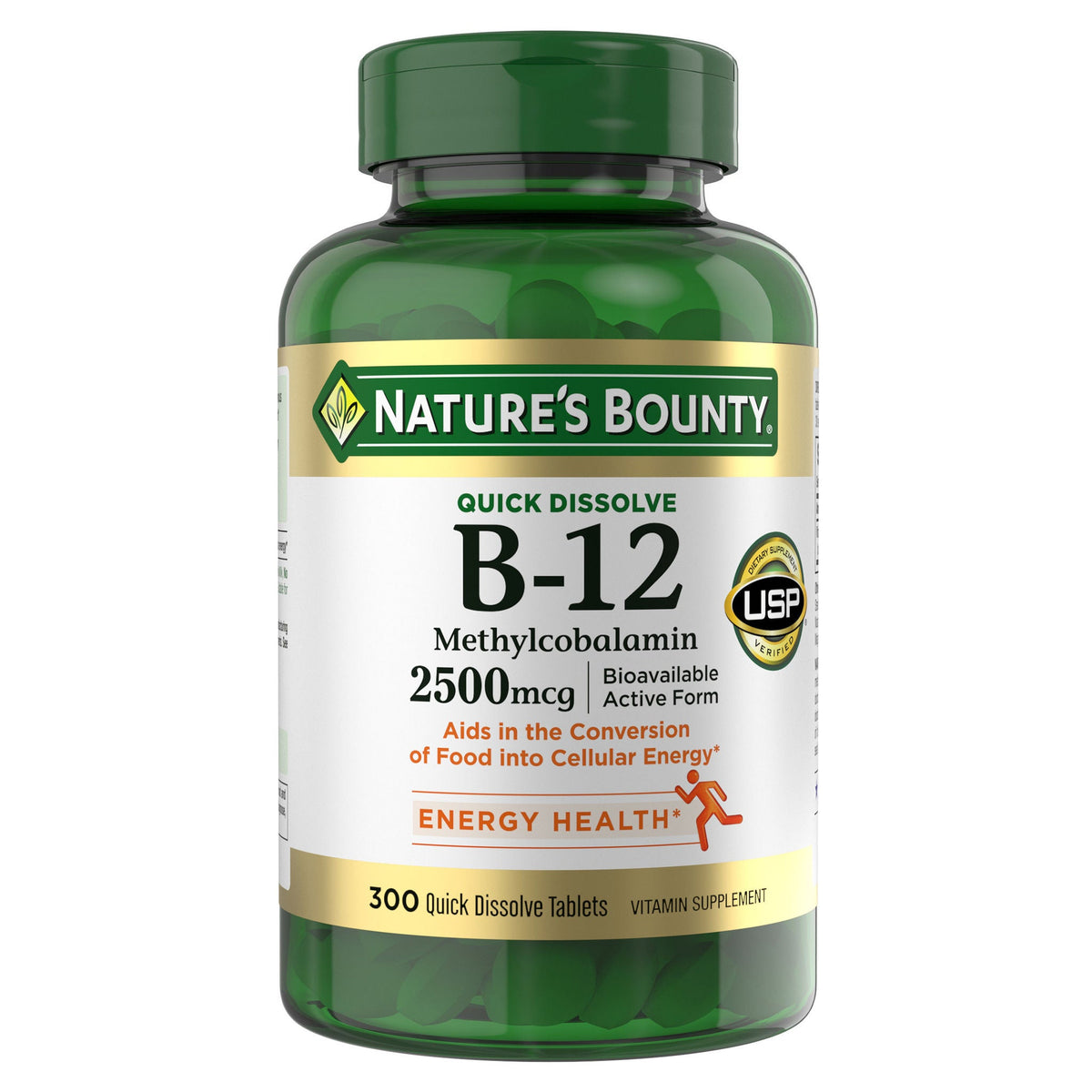 미국직구 네이처스바운티 비타민B Nature's Bounty Vitamin B-12 2500 mcg, 300 Quick Dissolve Tablets
