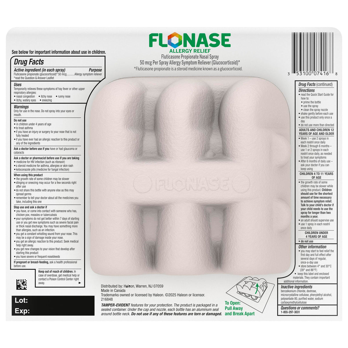 미국직구 플로네이즈 알레르기약 Flonase Non-Drowsy 24 Hour Allergy Relief Nasal Spray, 432 Metered Sprays
