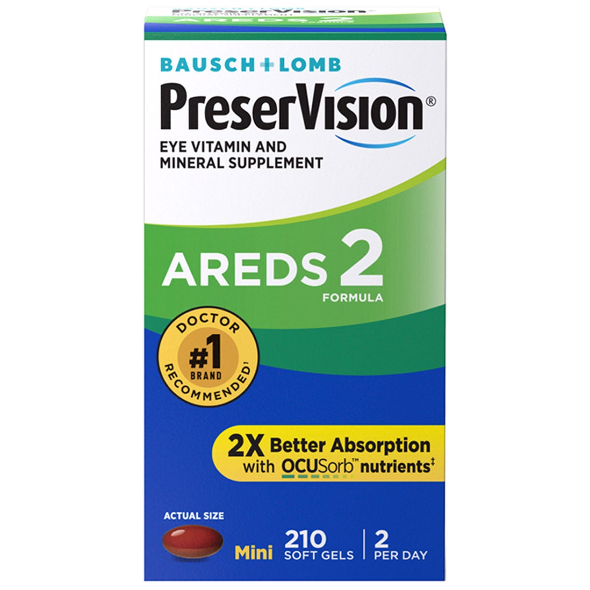 미국직구 영양제 PreserVision AREDS 2 Formula, 210 Soft Gels