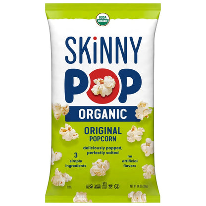 미국직구 스키니팝 Organic Popcorn, Sea Salt, 14 oz