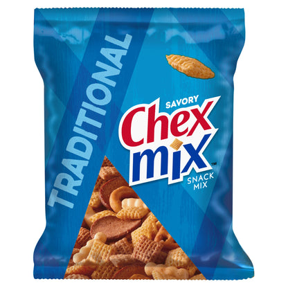 미국직구 Chex Mix Snack Mix, Traditional, 1.75 oz, 42 ct