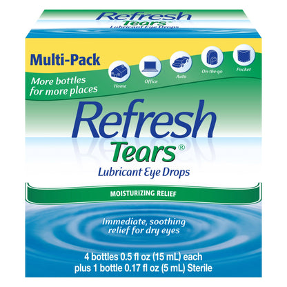 미국직구 리프레시 인공눈물 Refresh Tears Lubricant Eye Drops Multi-Pack, 65 ml.