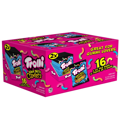 미국직구 트롤리 Sour Brite Crawlers, 5 oz, 16 ct