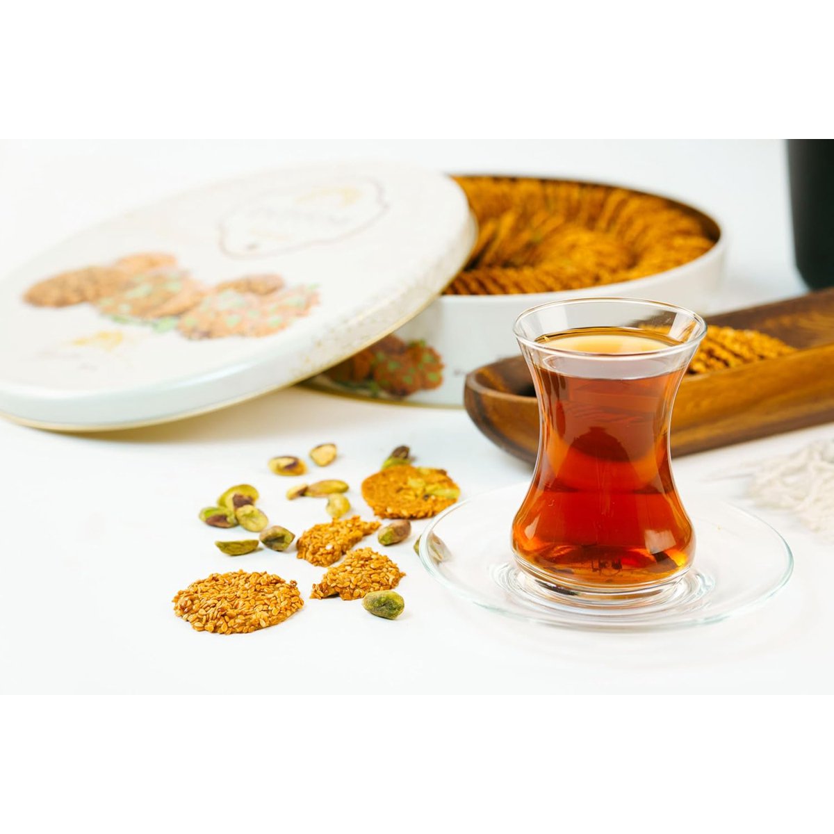 미국직구 Zaitoune Sesame 과자 500g / Zaitoune Sesame Cookies with Pistachios (Barazek), 500g 4