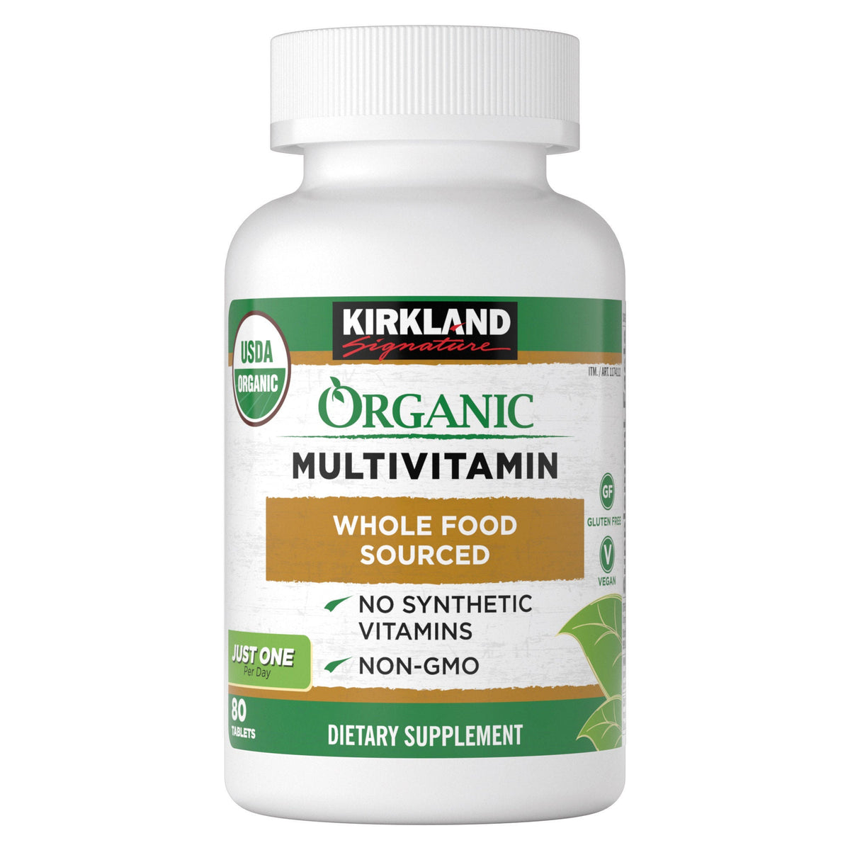 미국직구 커클랜드 종합비타민 Kirkland Signature USDA Organic Multivitamin, 80 Coated Tablets