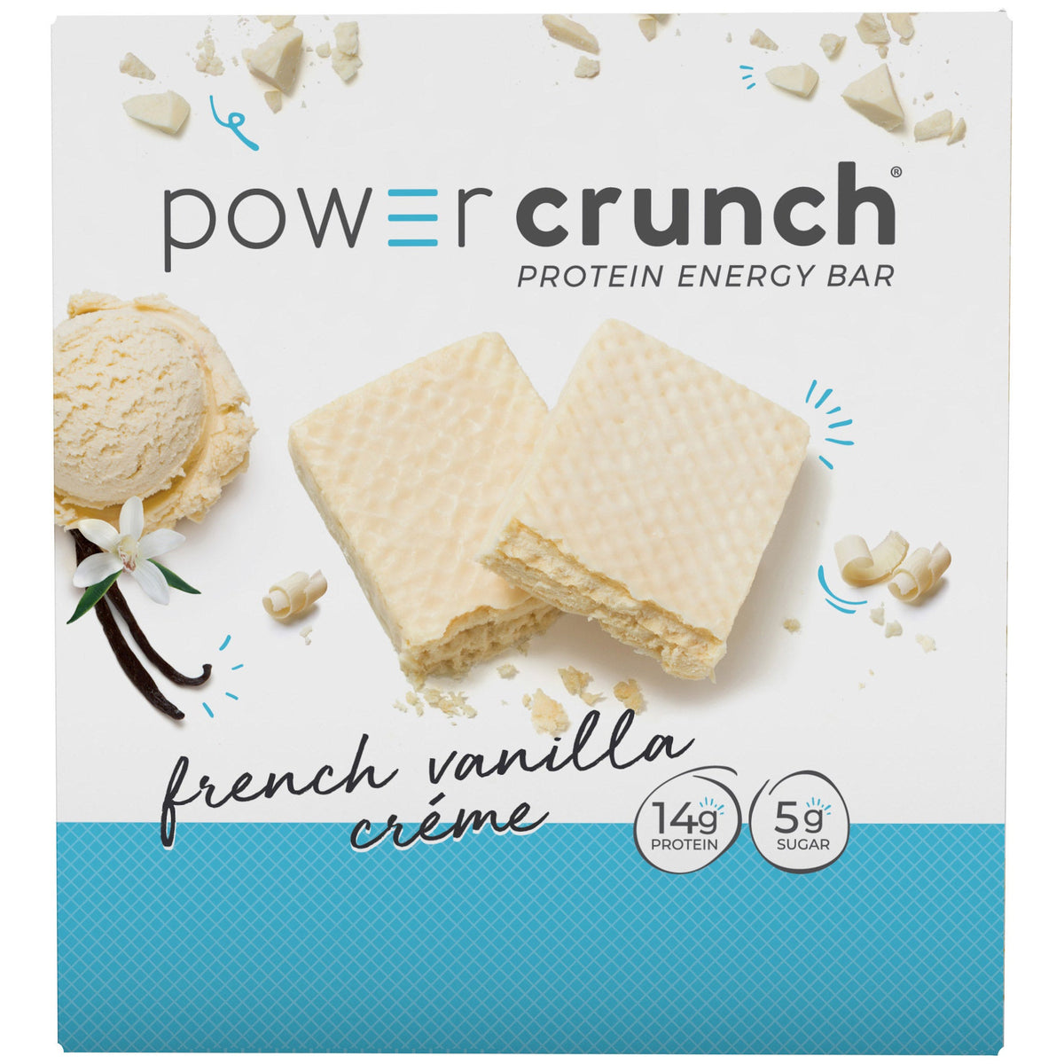 미국직구 Power Crunch 40g / Power Crunch Protein Energy Bar, French Vanilla, 40g, 12-count 1