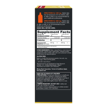 미국직구 큐놀 코큐텐 Qunol Liquid CoQ10 100 mg., 30.4 Fluid Ounces
