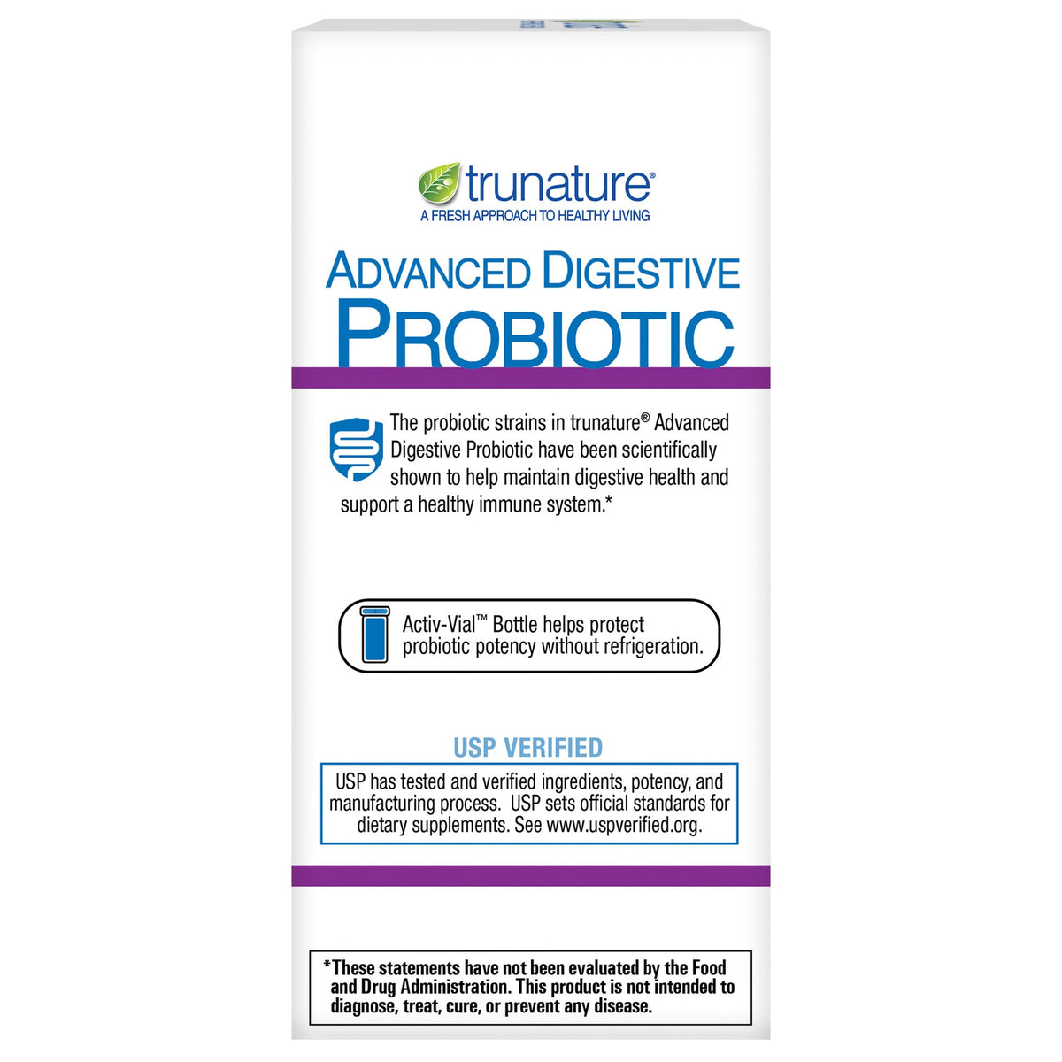미국직구 트루네이처 유산균 trunature Advanced Digestive Probiotic, 100 Capsules