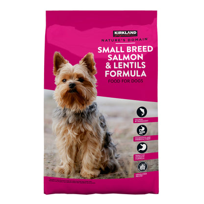 미국직구 커클랜드 펫용품 Kirkland Signature Nature's Domain Small Breed Salmon & Lentil, 20 lbs
