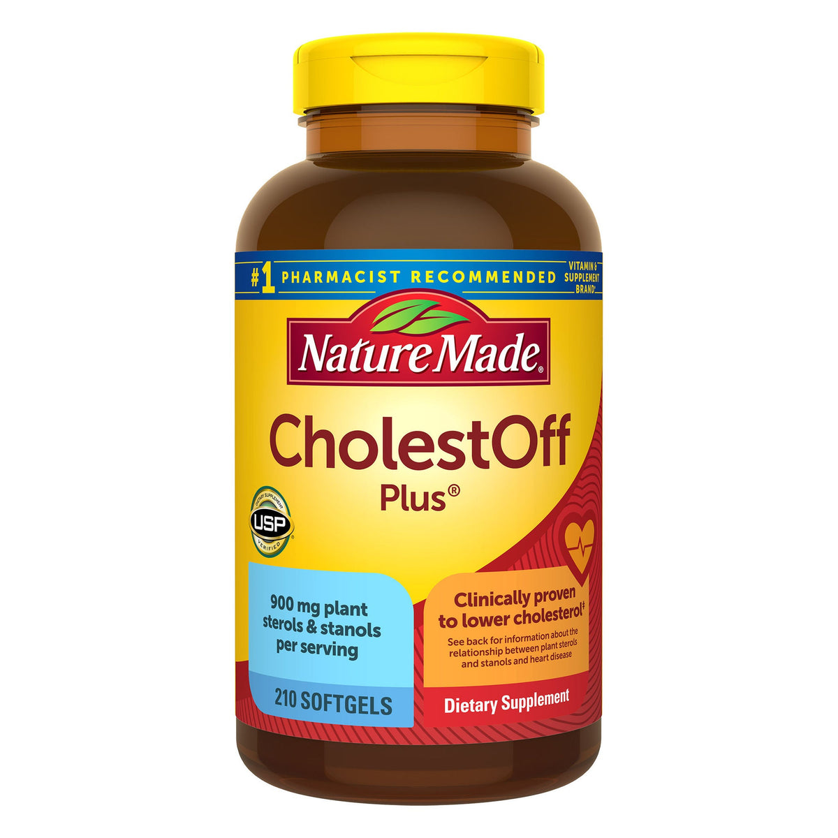 미국직구 네이처메이드 영양제 Nature Made CholestOFF Plus, 210 Softgels