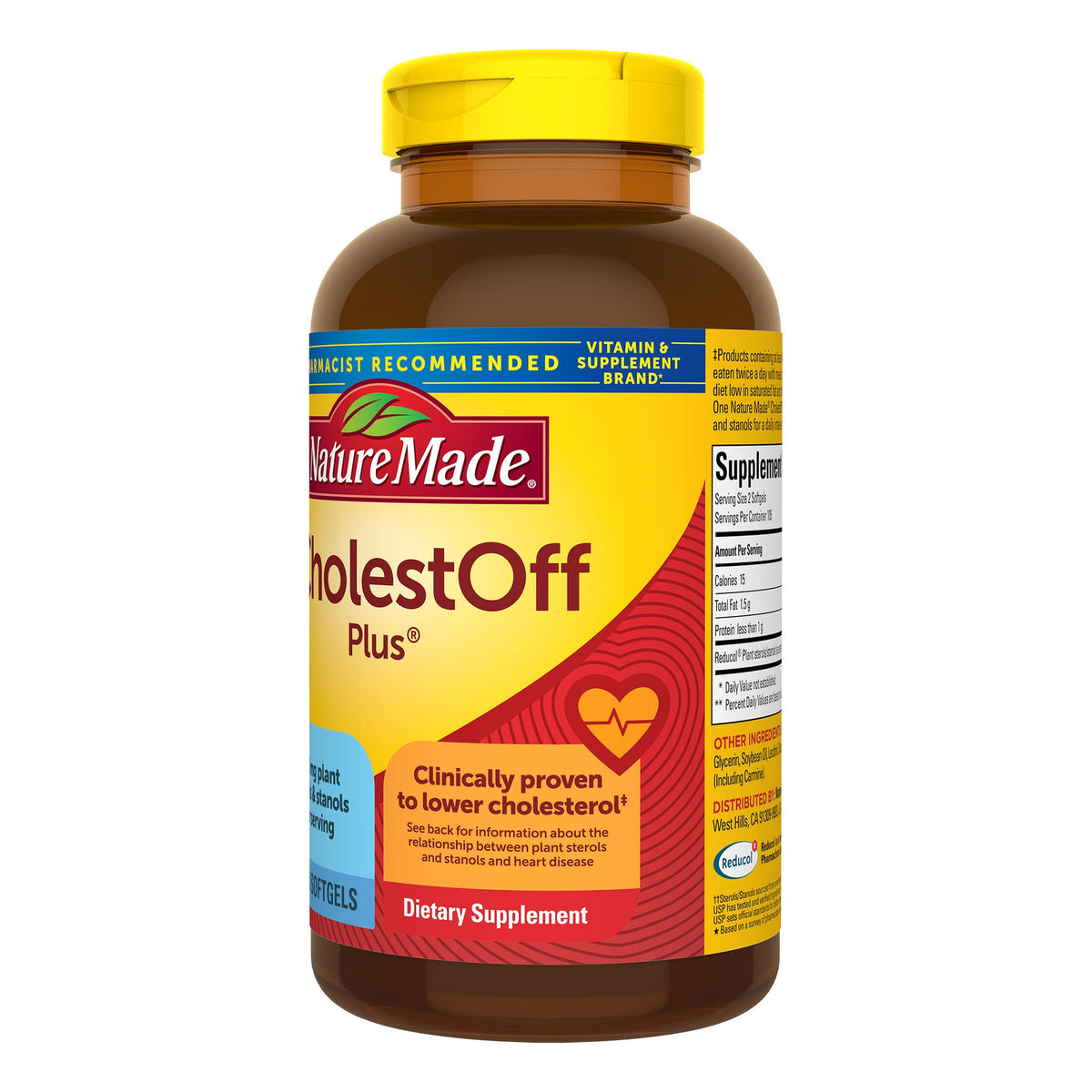 미국직구 네이처메이드 영양제 Nature Made CholestOFF Plus, 210 Softgels