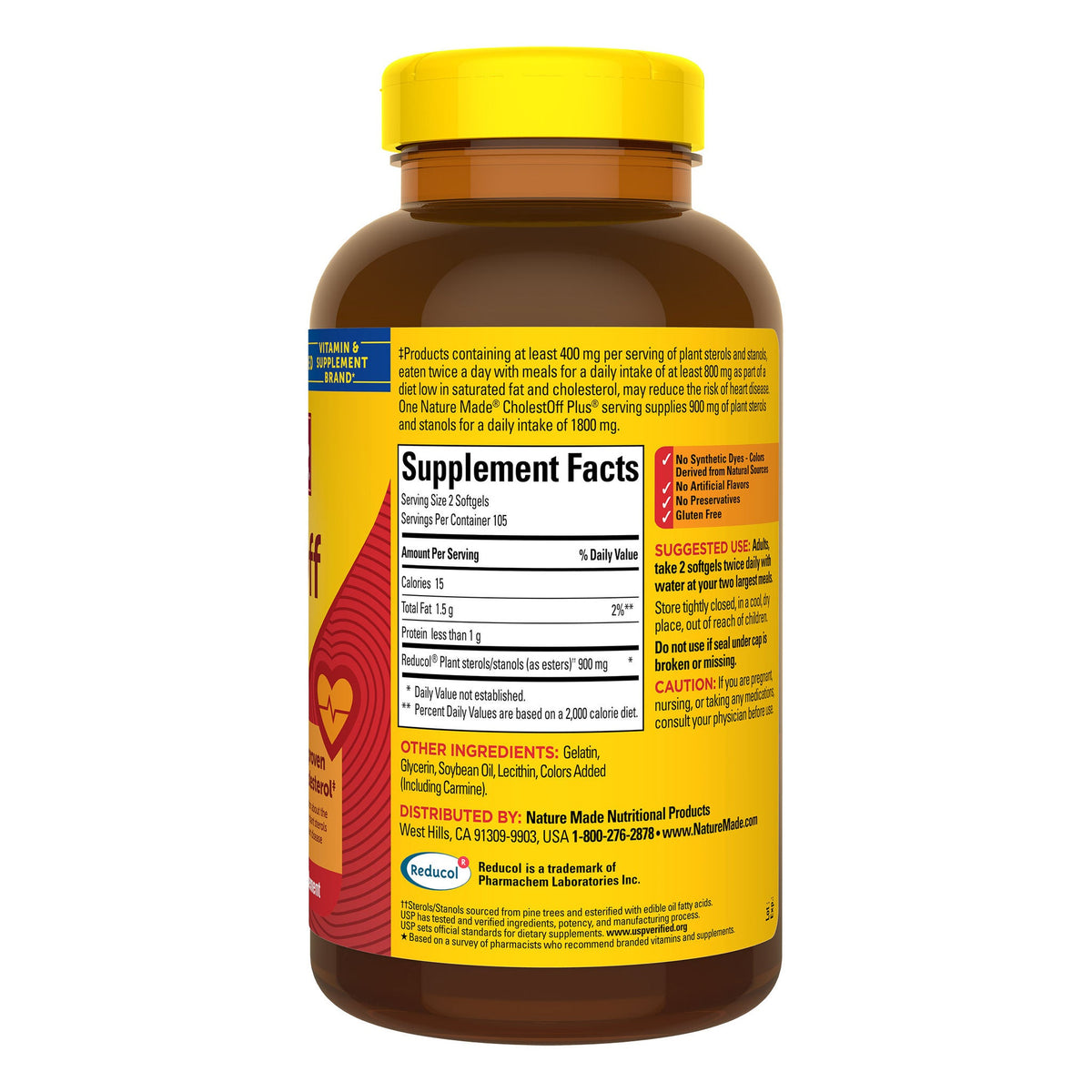미국직구 네이처메이드 영양제 Nature Made CholestOFF Plus, 210 Softgels