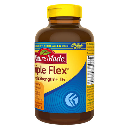 미국직구 네이처메이드 영양제 Nature Made TripleFlex Triple Strength + D3, 200 Caplets