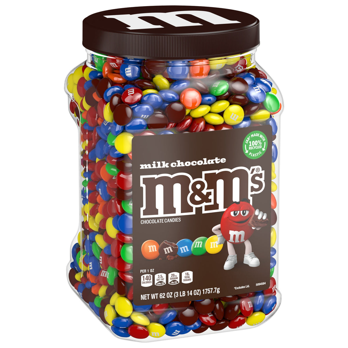 미국직구 엠앤엠즈 'S Chocolate Candy, Milk Chocolate, 62 oz Jar