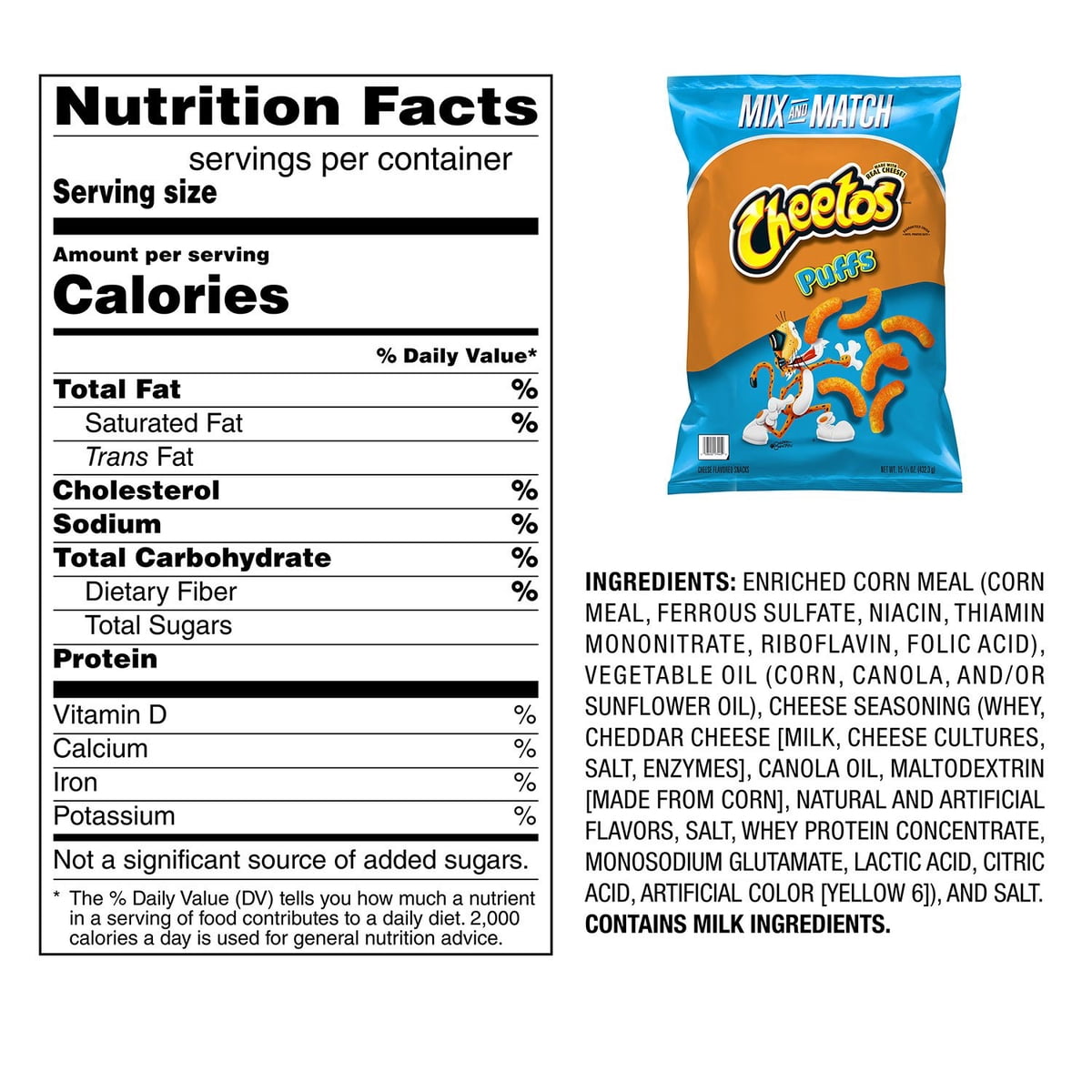 미국직구 Cheetos Puffs Cheese 432g / Cheetos Puffs Cheese Snacks, 432g 2