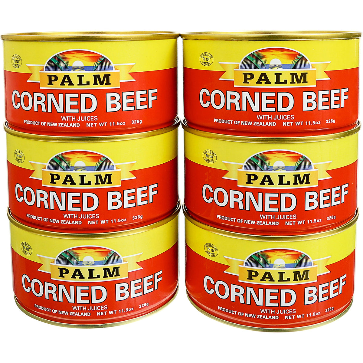 미국직구 Palm Corned Beef with Juices, 11.5 oz, 6 ct