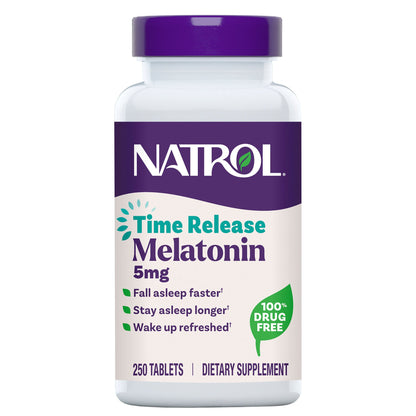 미국직구 나트롤 멜라토닌 Natrol Melatonin Time Release 5 mg., 250 Tablets