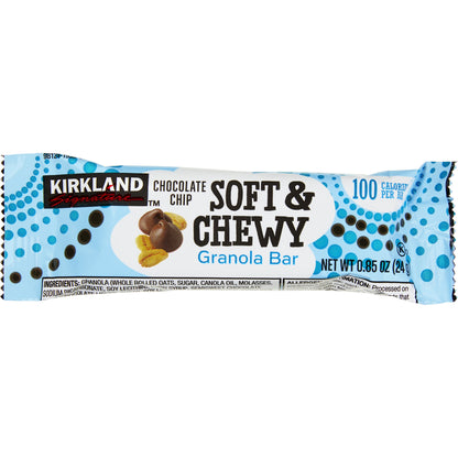 미국직구 Kirkland Signature Soft & Chewy Chocolate Chip Granola Bars, 0.85 oz, 64 ct