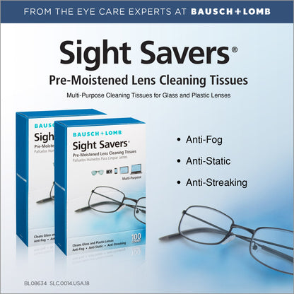 미국직구 생활건강 Sight Savers Lens Cleaning Tissues, 200 Tissues