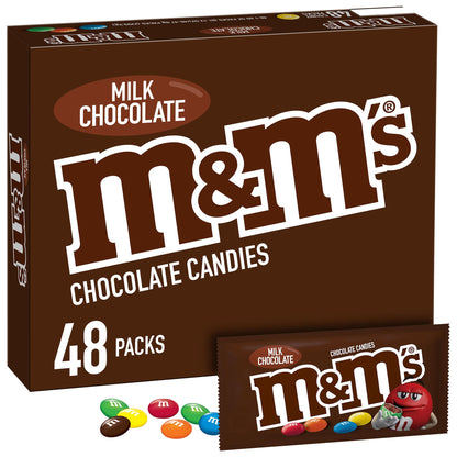 미국직구 엠앤엠즈 'S Full Size Chocolate Candy, Milk Chocolate, 1.69 oz, 48 ct