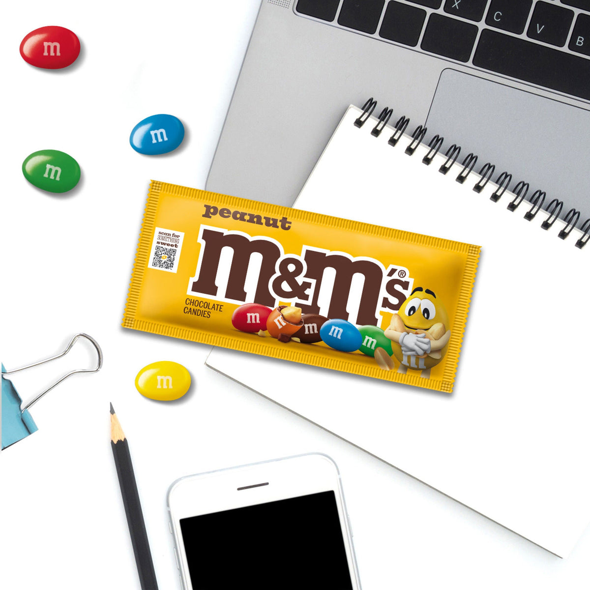 미국직구 엠앤엠즈 'S Full Size Chocolate Candy, Peanut, 1.74 oz, 48 ct
