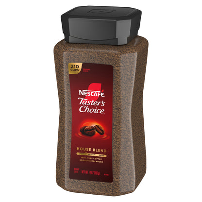 미국직구 NESCAFÉ Taster's Choice Instant Coffee, House Blend, Light Roast, 14 oz