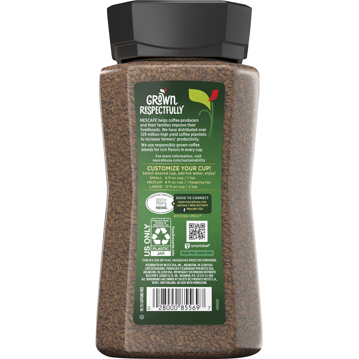 미국직구 NESCAFÉ Taster's Choice Instant Coffee, Decaf, House Blend, Light Roast,14 oz