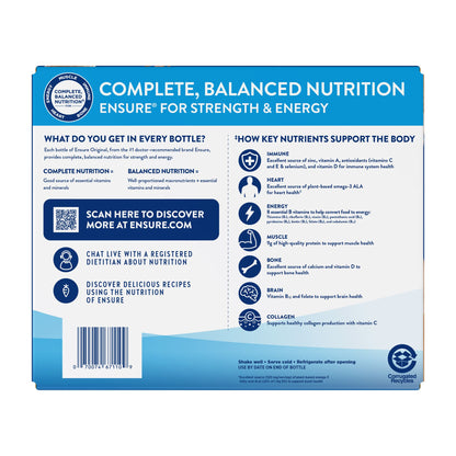 미국직구 엔슈어 단백질 쉐이크 음료 초콜릿 Ensure Original Nutrition Shake, Milk Chocolate, 8 fl. oz, 30-pack